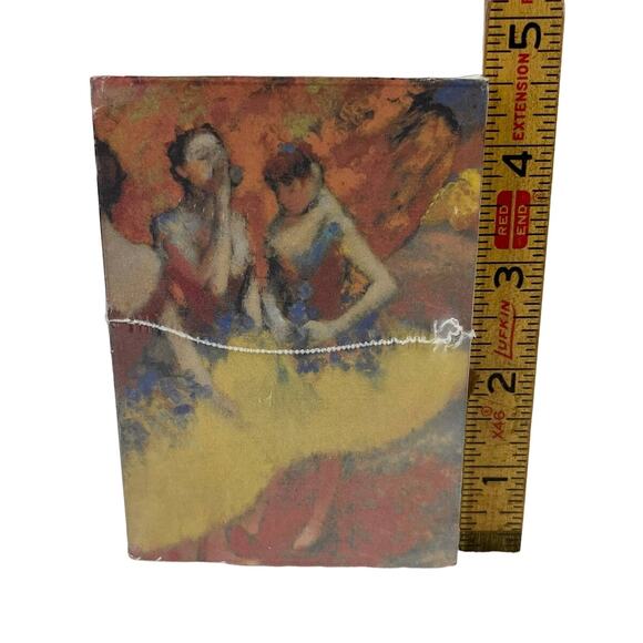 Degas Three Dancers Yellow Skirts Phila Museum of Art Paper Cube New - Picture 2 of 12